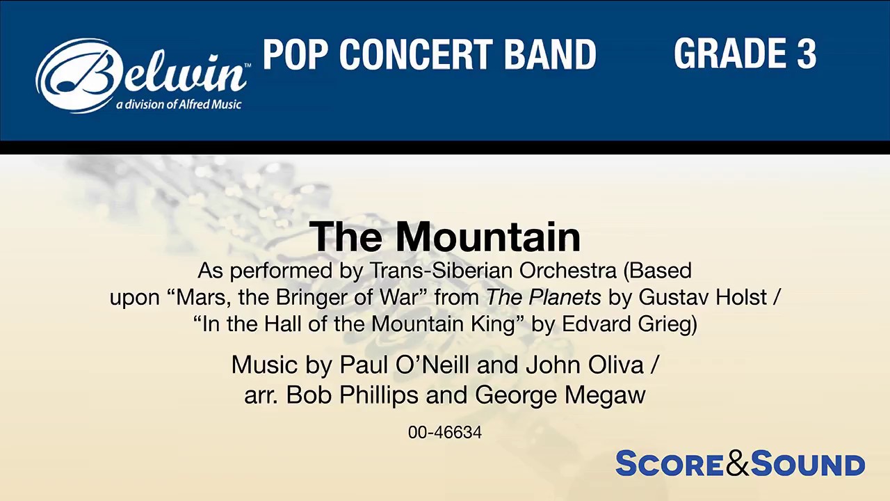 The Mountain, arr. Bob Phillips and George Megaw – Score & Sound