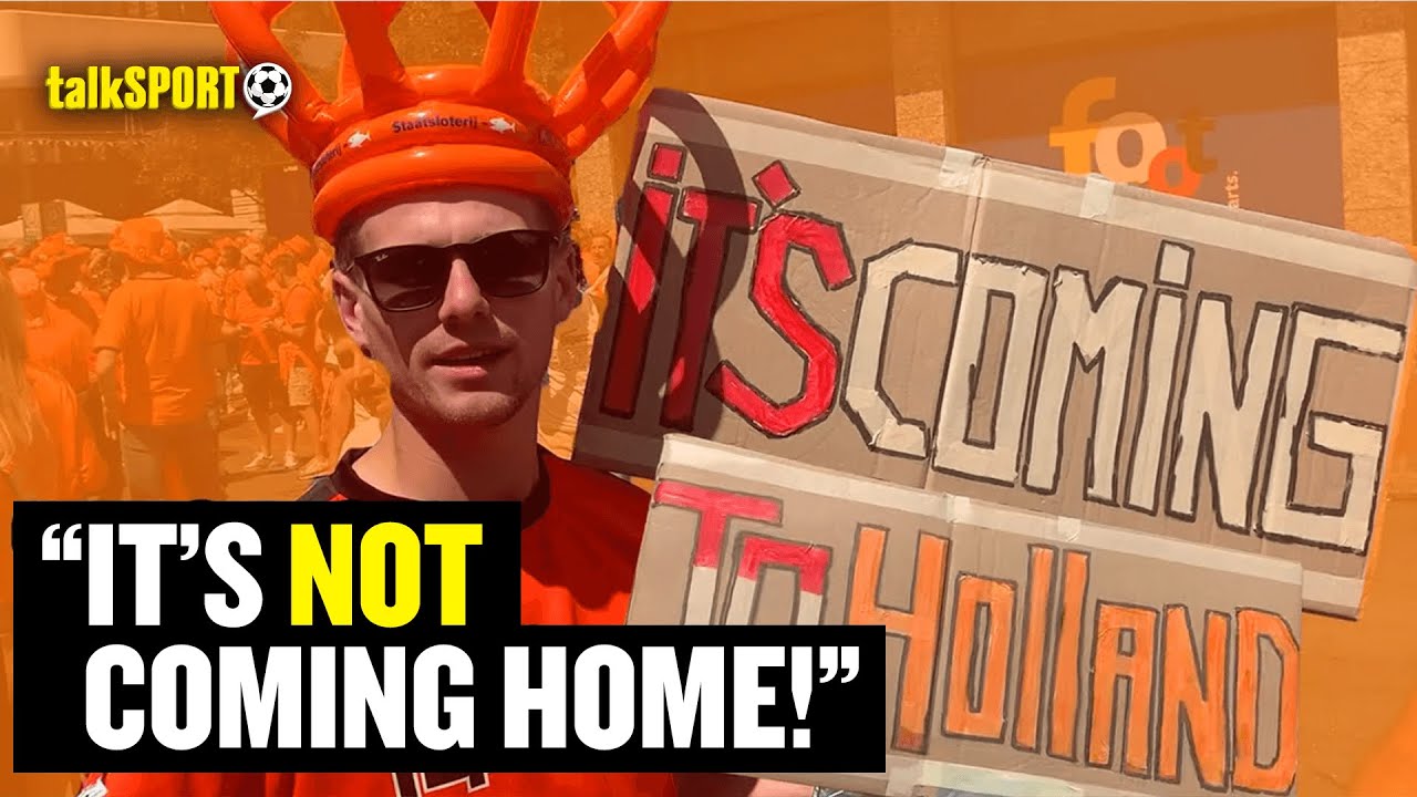 Dutch Fans Message For England Fans "IT'S NOT COMING HOME" 🤫👀