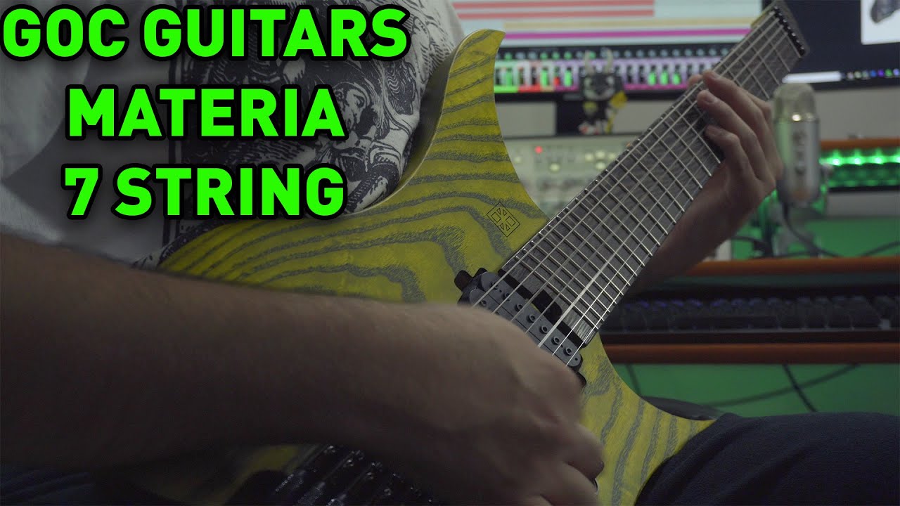 Headless, Fanned Fret, and Under $700!? GOC Guitars Materia 7 String Demo