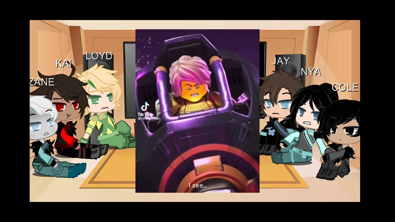 ~ninja react to garmadon~  •sad/happy angst video•