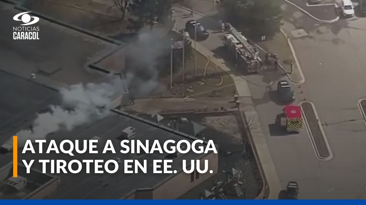 Ataques en EE. UU.: vehículo con explosivos contra sinagoga y tiroteo bajo investigación del FBI