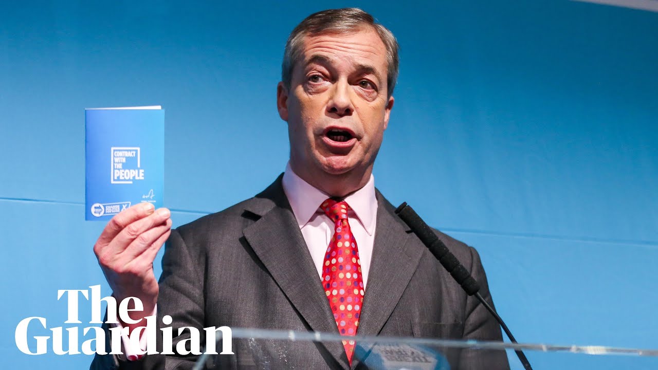 Farage dodges question about staying on as Brexit party leader