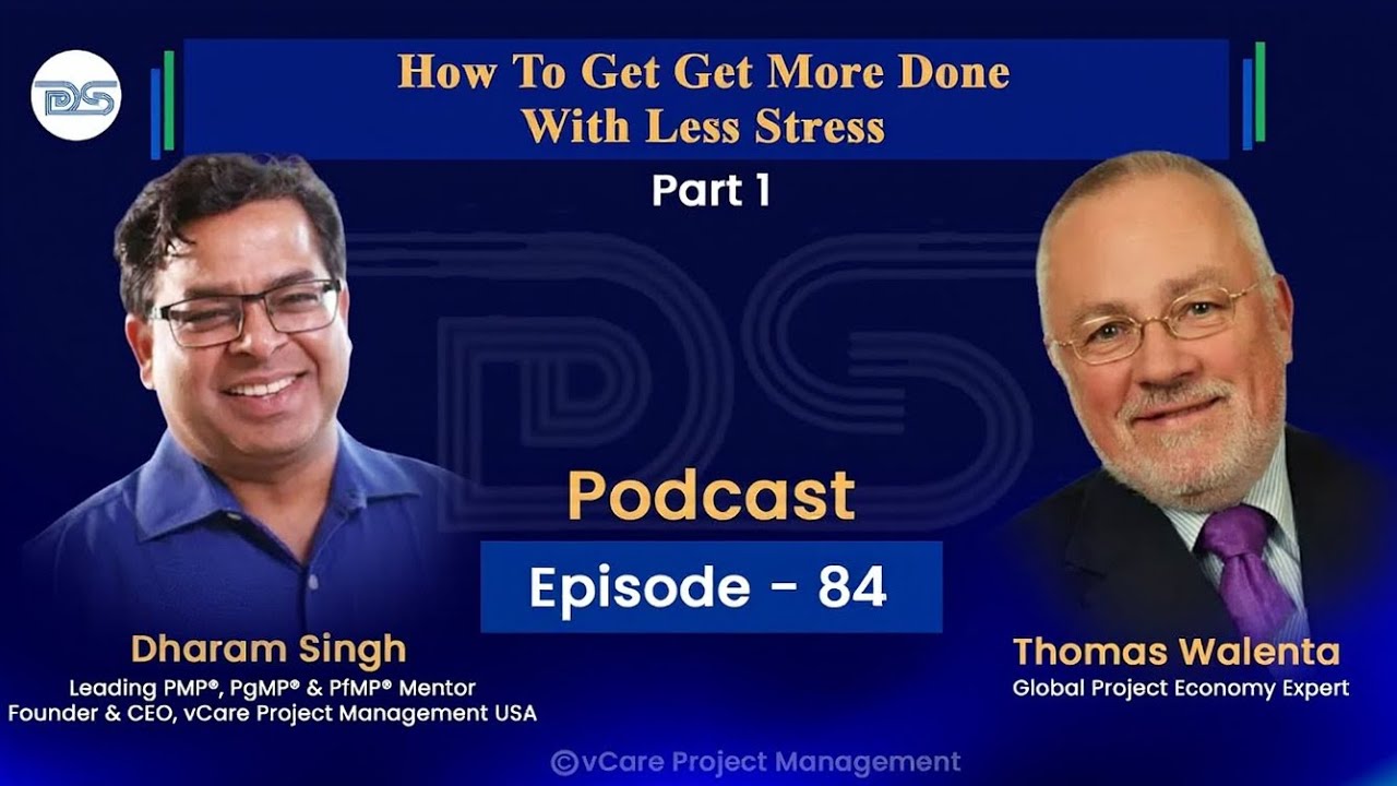 How To Get More Done With Less Stress| Part 1 | Thomas Walenta