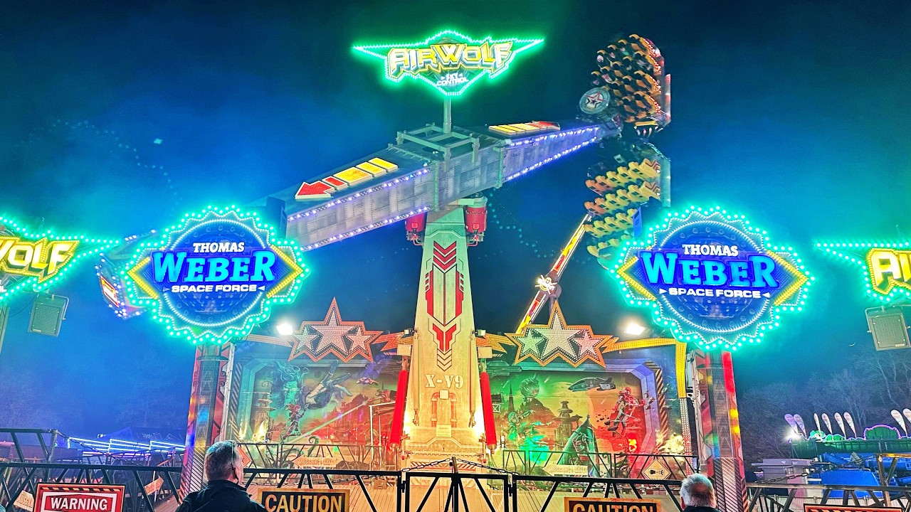 10 Minuten XXL Fahrt | Airwolf - Weber (Offride) Video Palmkirmes Recklinghausen 2026