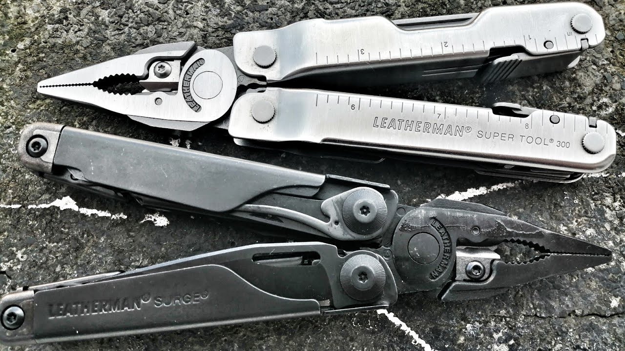 Leatherman Surge vs Super Tool 300 - comparativa y opinion personal | Leatherman EDC
