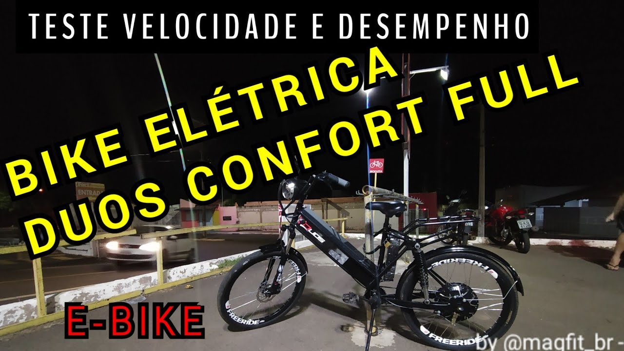 BIKE ELÉTRICA CONFORT FULL 800W PARTE 2 - DESEMPENHO E VELOCIDADE - EBIKE