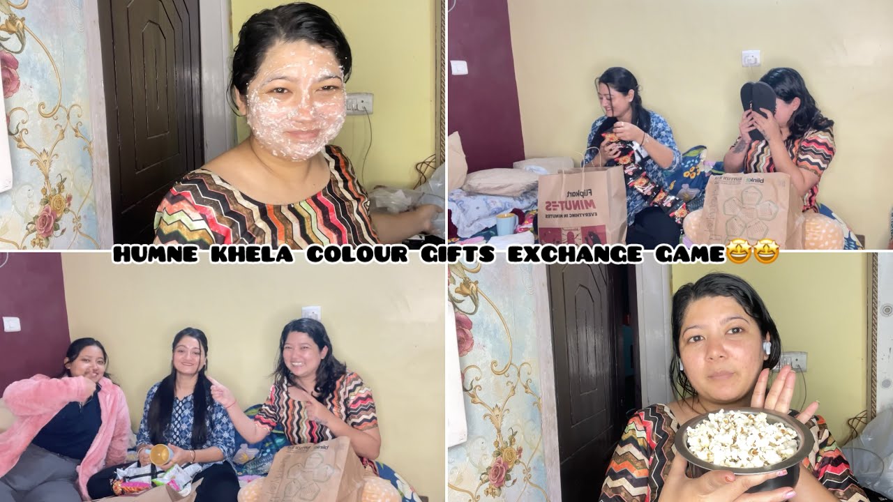 Humne khela colour gift exchange game didi ke sath🤩🤩 ||My digital diary||daily vlog ||day-5