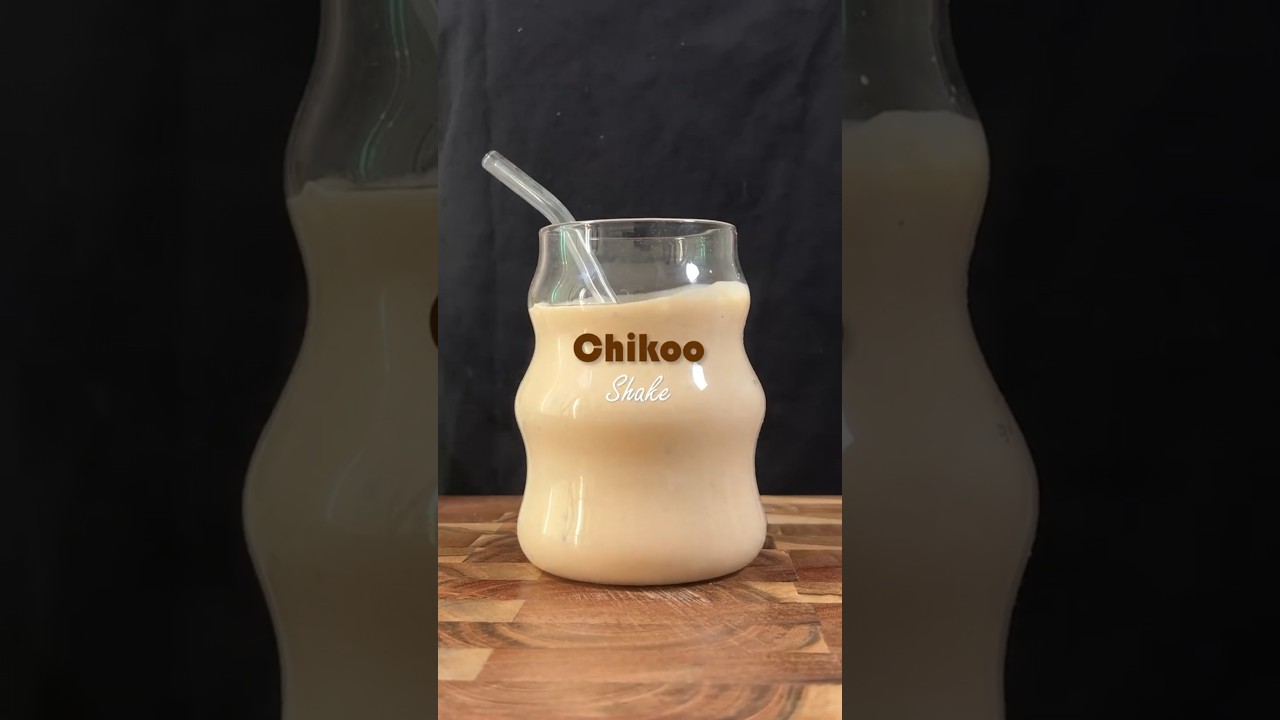 Creamy Chikoo Shake (Sapodilla) | Refreshing & Delicious!