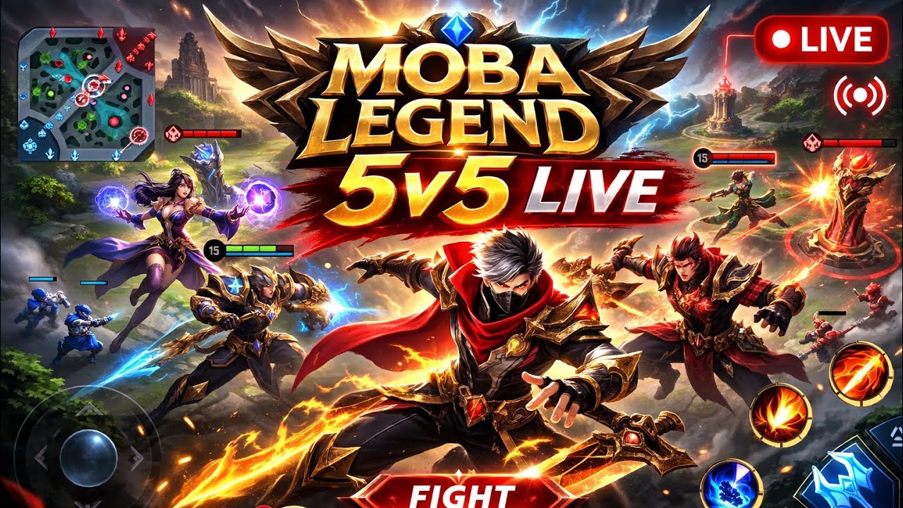 🔴 MOBA Legend 5v5 LIVE stream!