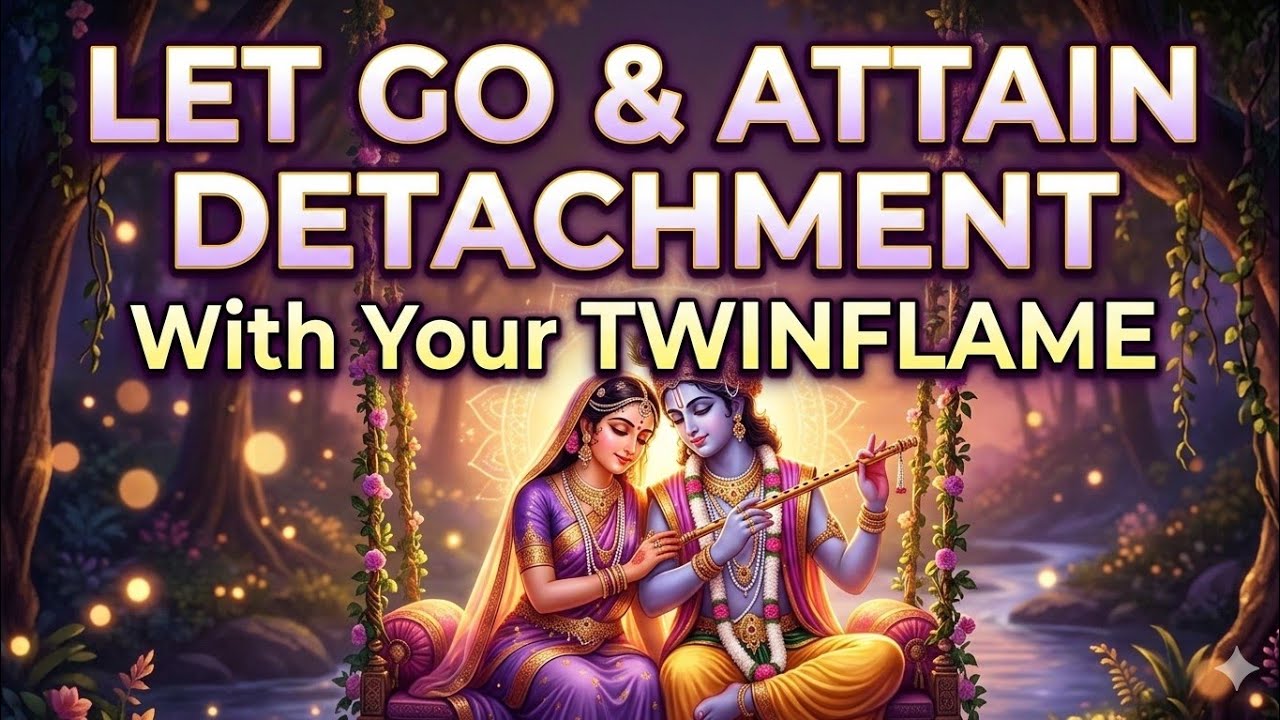 How to let go and come into detachment with your twinflame 