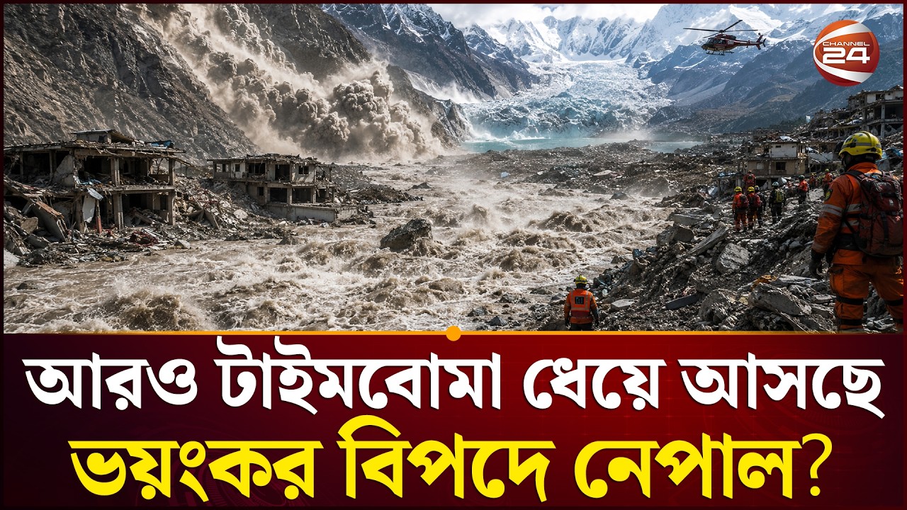ভয়ংকর সঙ্কটে মানব সভ্যতা? | Nepal Flash Flood | Climate Change | Channel 24