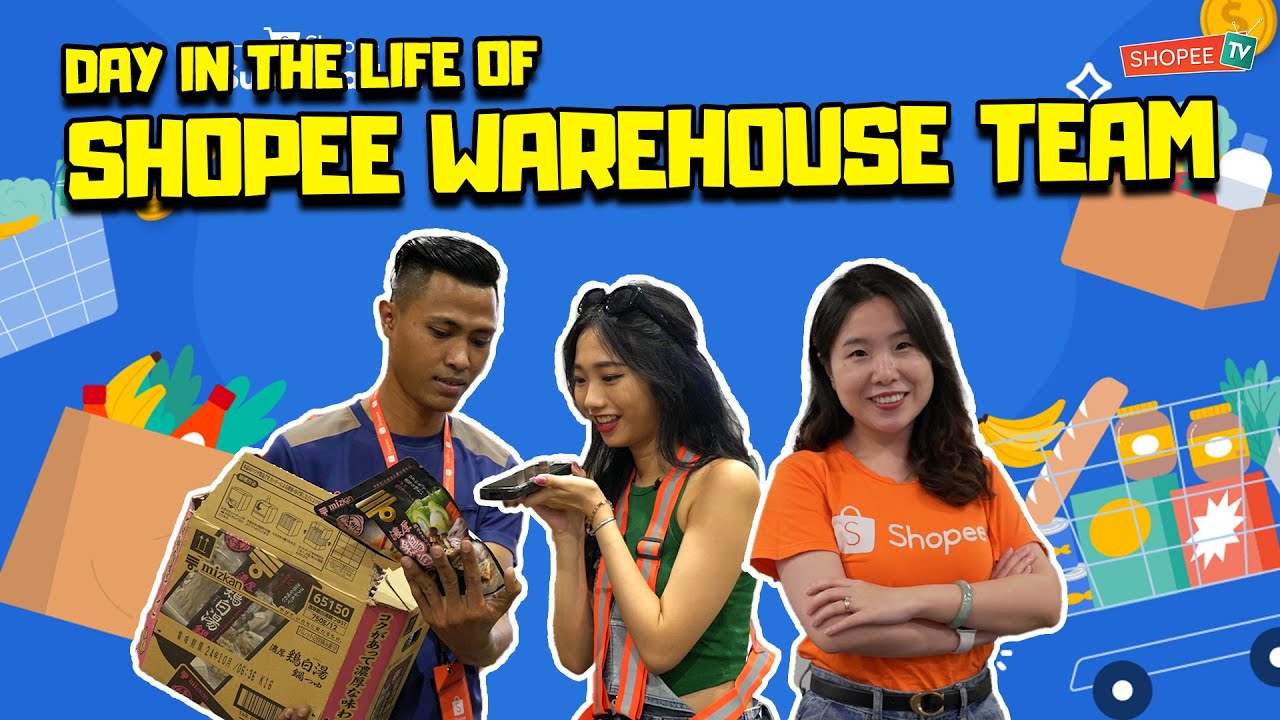 Day in the Life of Shopee Supermarket Warehouse team | ShopeeTV