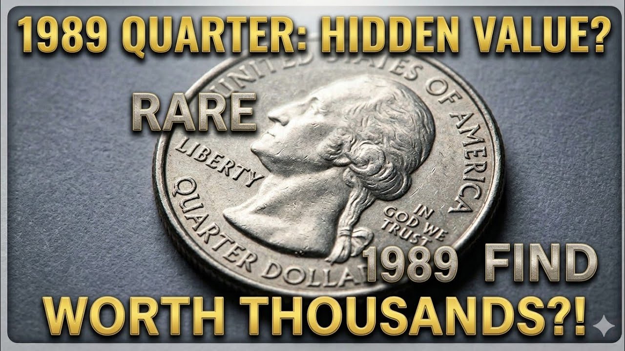 1989 Quarter Dollar Coin Value? Rare USA Coin Worth Money!