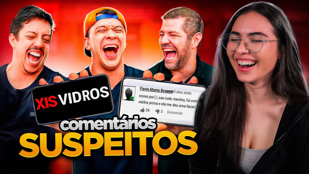 ⚠️ 3 HUMORISTAS LENDO COMENTÁRIOS DE UM SITE AÍ... ( ͡° ͜ʖ ͡°) ⚠️ l react Canal Canalha