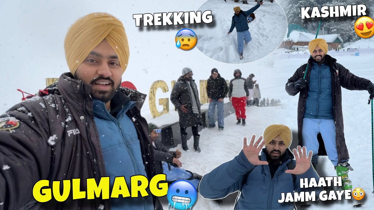 Trekking In Kashmir 😰 GULMARG main Halat Kharab 🥶