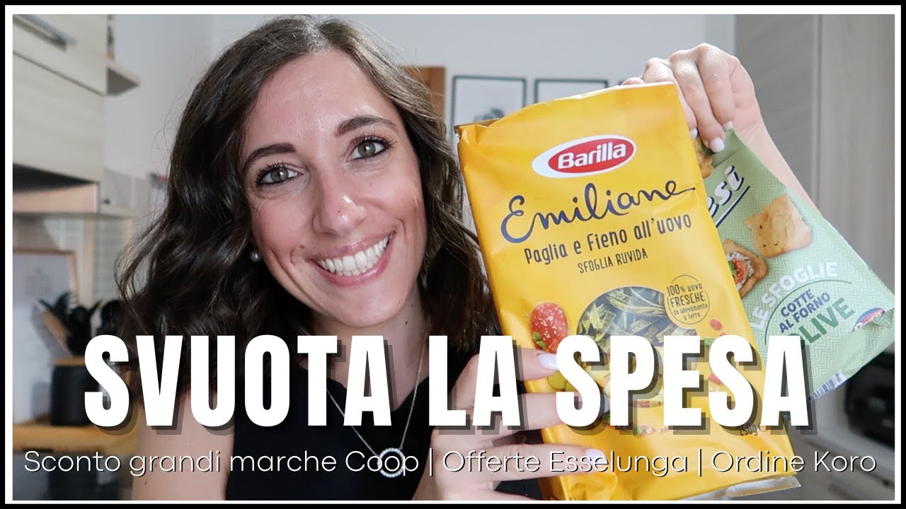 SVUOTA LA SPESA  🛒 Sconto grandi marche Coop | Offerte Esselunga | Ordine Koro