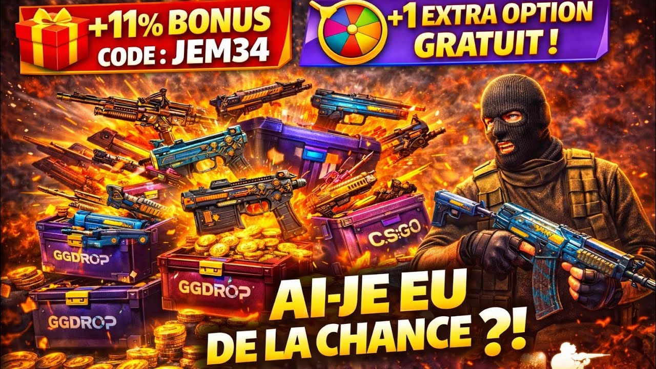 Je tente d'ouvrir toute les caisses de GGDROP !!! J'espère y arriver !! (ggdrop)