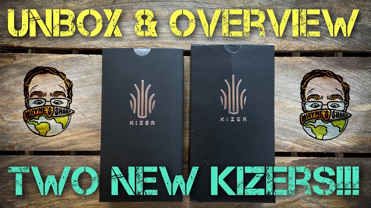Unboxing Two New Kizer EDC Knives!! Excellent improvements and variations to already great knives!!