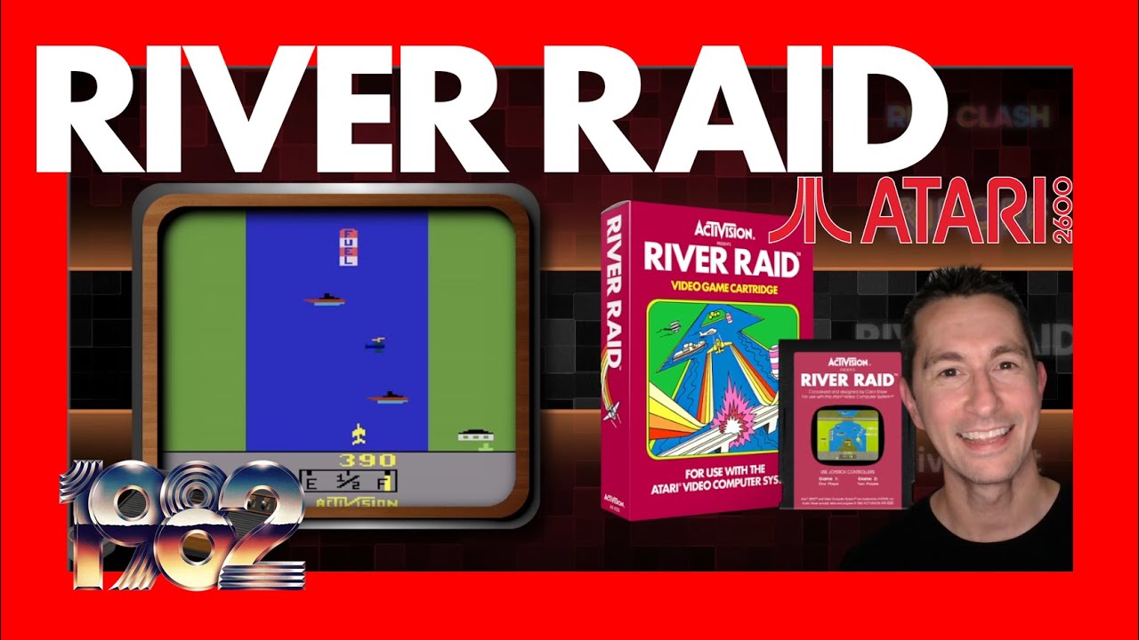 River Raid (Atari 2600) — хронологически игровая (CG) #atari #activision #ретро #стрелялки