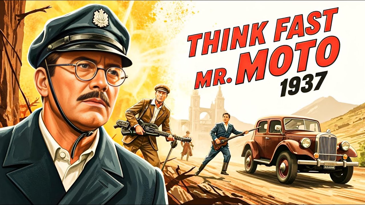 Think Fast Mr. Moto | Peter Lorre Adventure Movie | Classic Full Movie