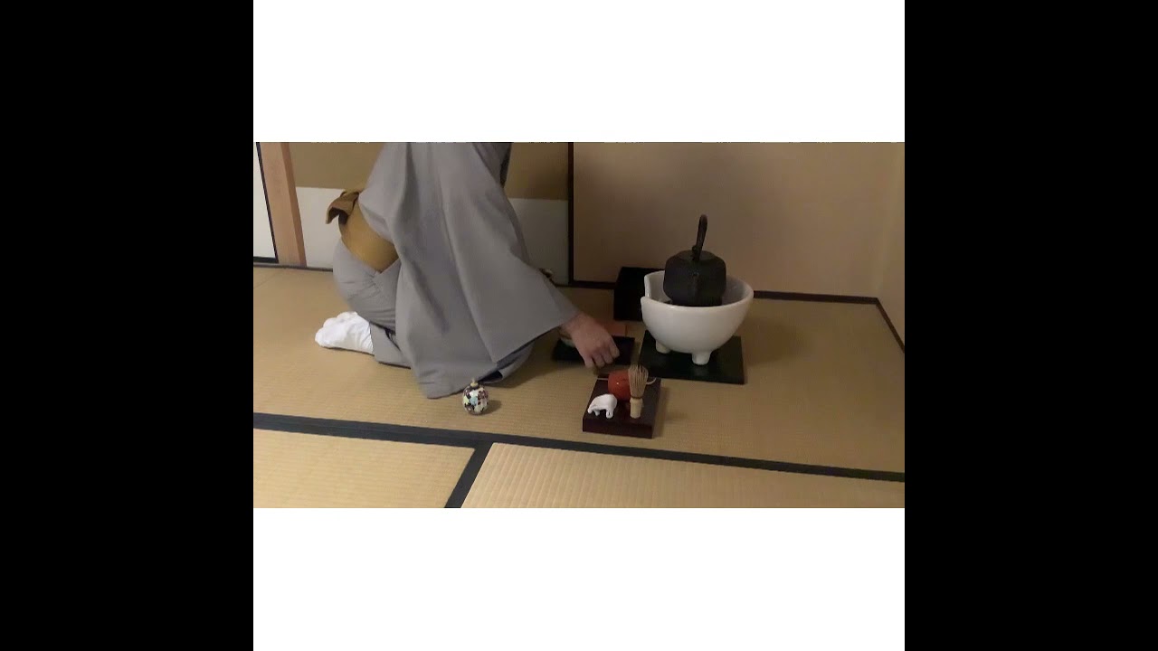 茶箱雪点前拝見なし