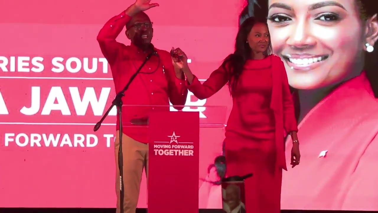 SLP Castries South East Candidate Lisa Jawahir Rejects 'Old Negative Ways' at Electrifying Launch.