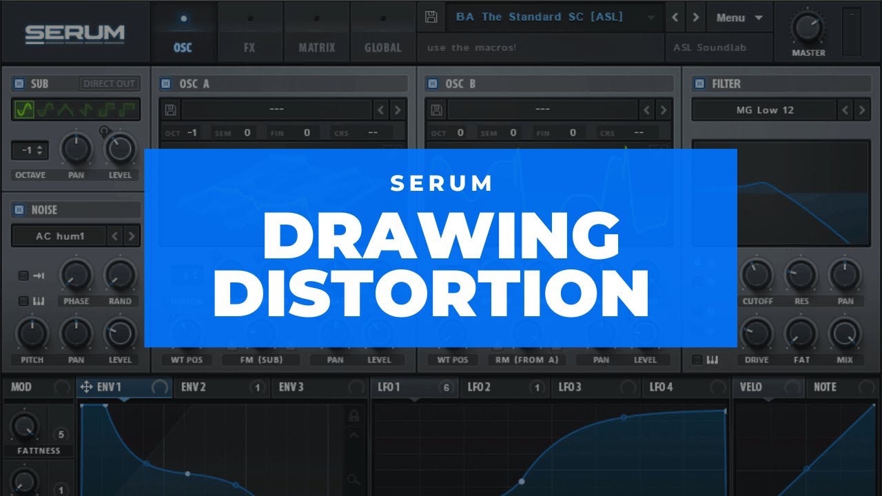 Drawing Distortion with Serum's Wavetable Editor
