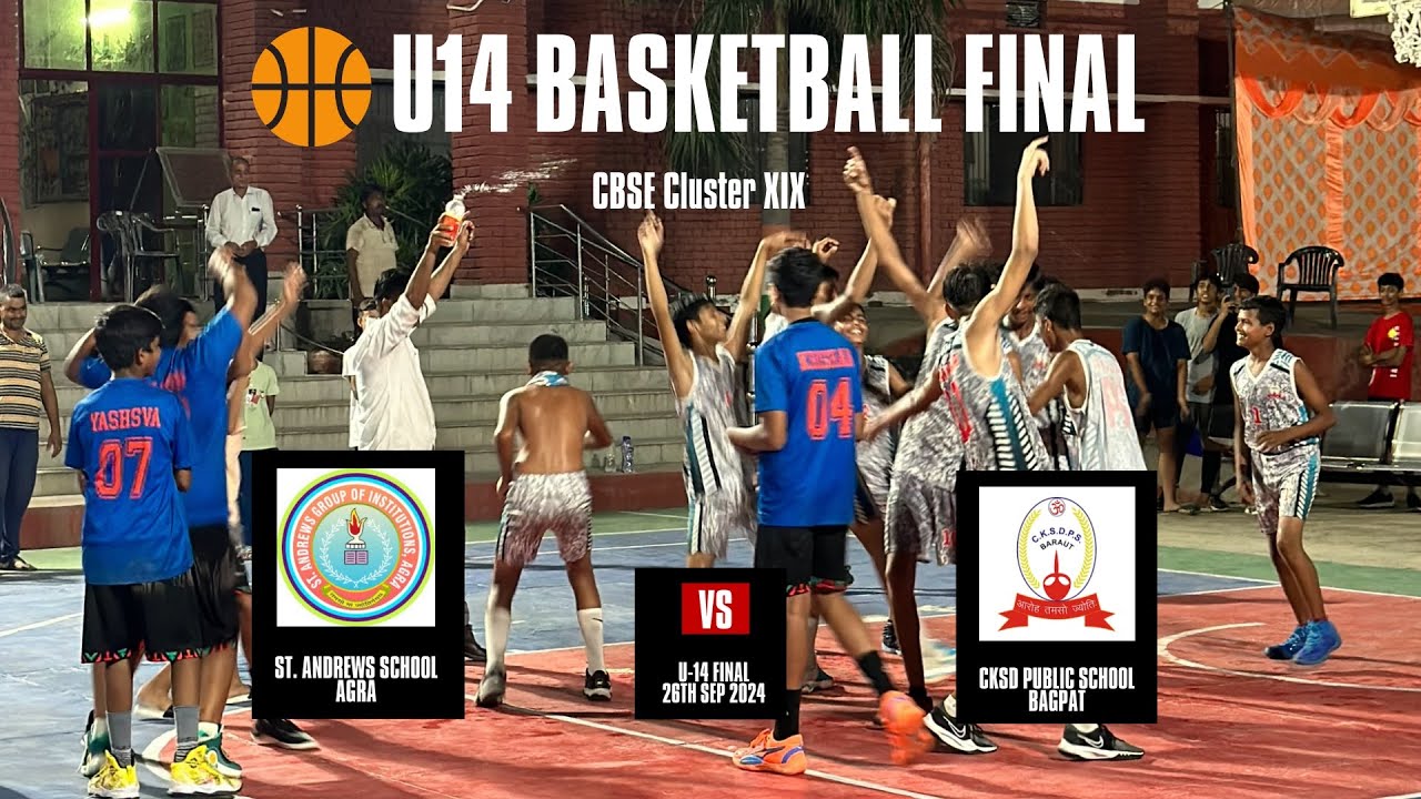 🏆 U14 CBSE Basketball FINAL 🏀 | CKSD vs St. Andrews Agra |  EPIC COMEBACK! | SportsAlgo Coverage