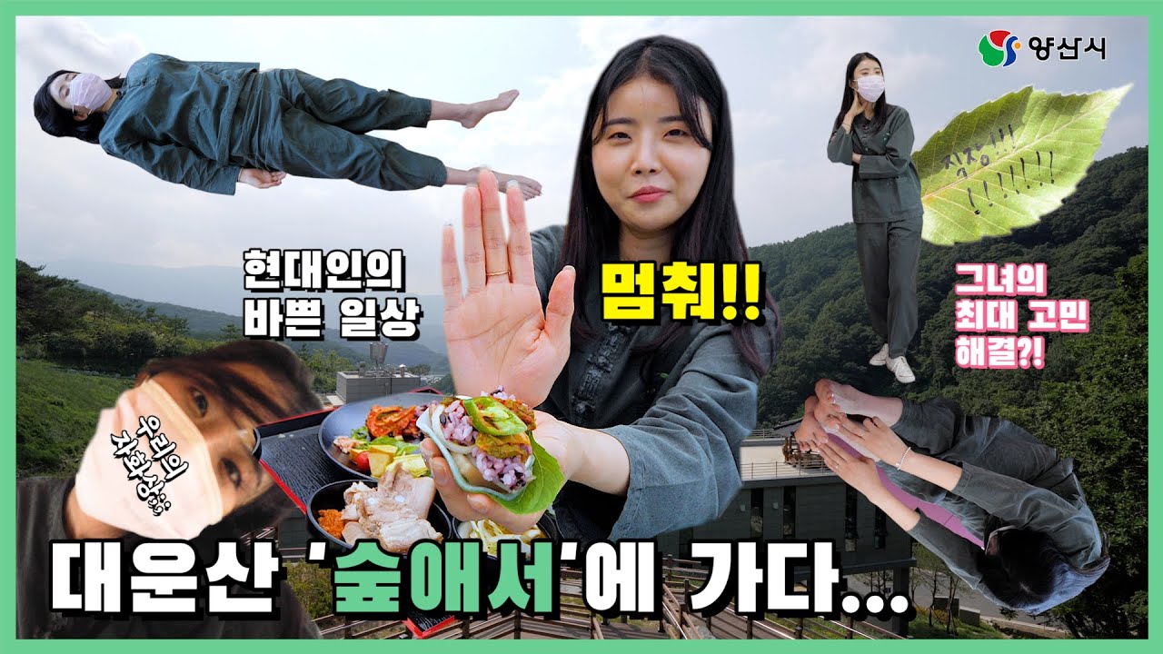 현대인의 바쁜 일상 멈춰!! | 대운산 | 숲애서 | 휴양밸리 | 양산 휴양 | 양산 휴가