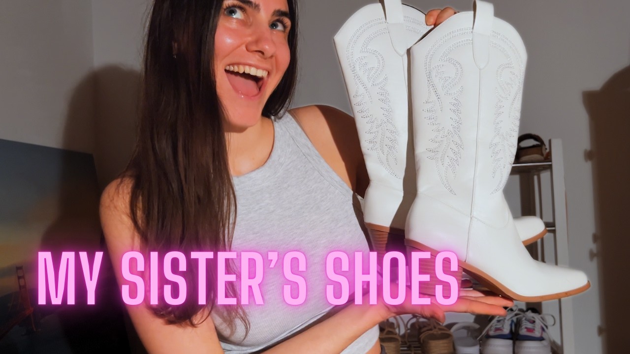 ASMR shoe collection ​👟​​ (of my sister because she is the stylish one of us!)