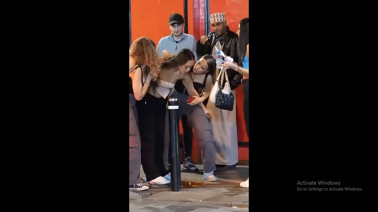 Drunk girl on the streets in Liverpool after midnight || Rob Haythome