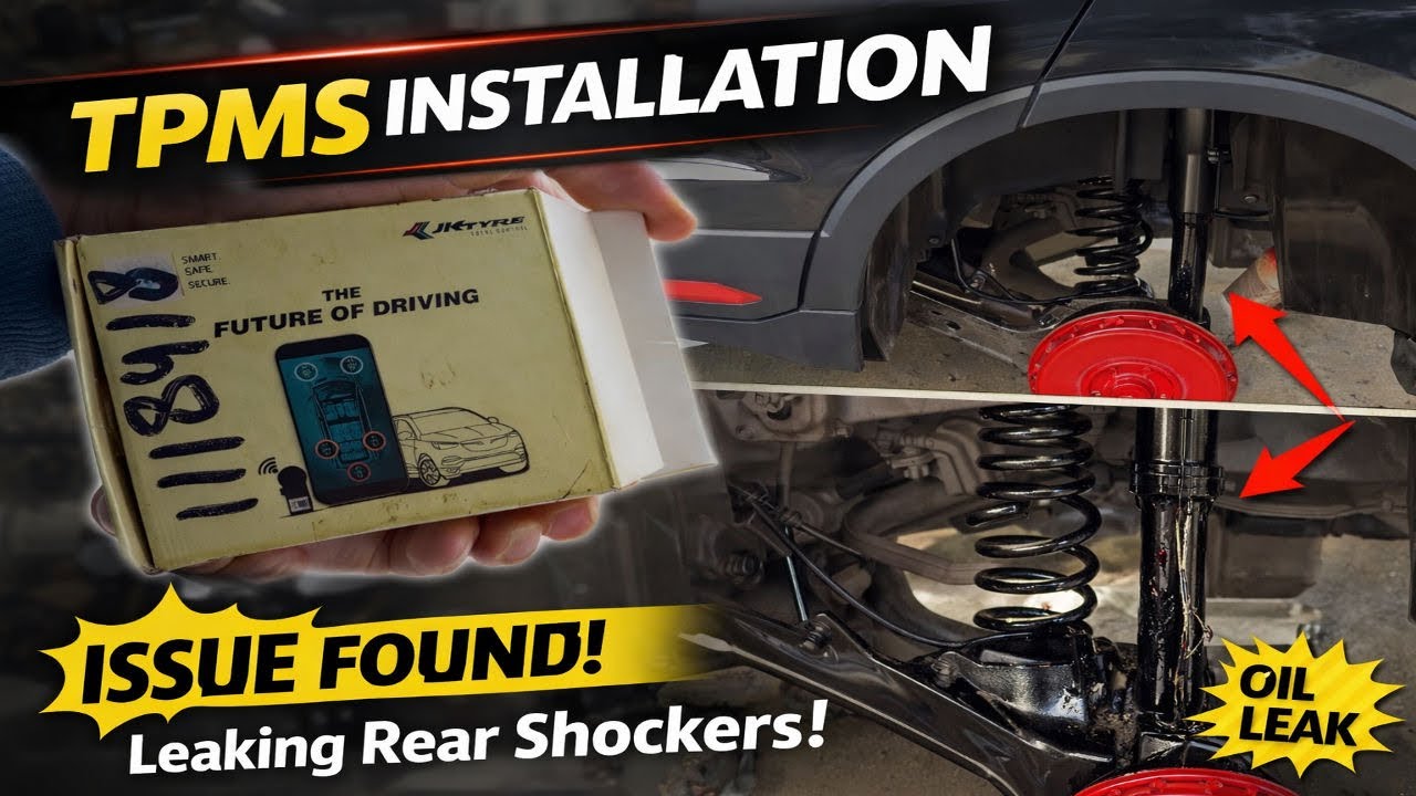 “TPMS Install Karwane Gaya Aur Shockers Leak Nikle 😳 | Skoda Kushaq Issue Found”