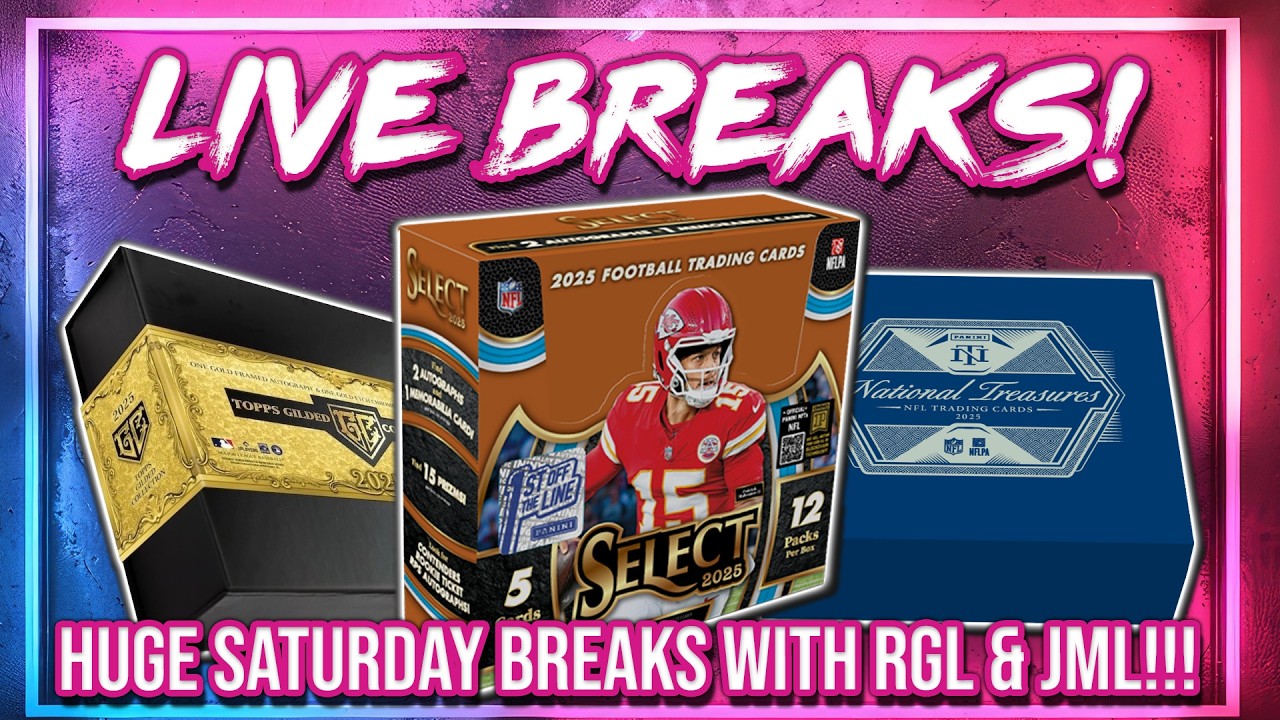 BIG BREAK LINEUP w/ RGL & JML!!! | Treasures NFL + Gilded Collection MLB + More!!! (RGL 5092-5104)