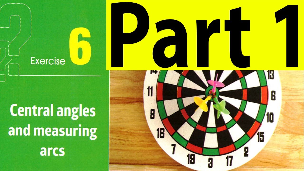 Solving Exercise (6) Central angles and measuring arcs ( part 1 )