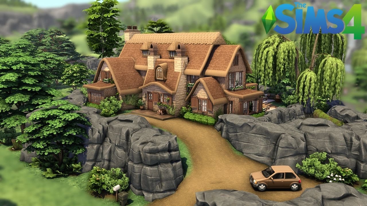 HUGE FAMILY COTTAGE 🪴🌿The Sims 4 Stop Motion