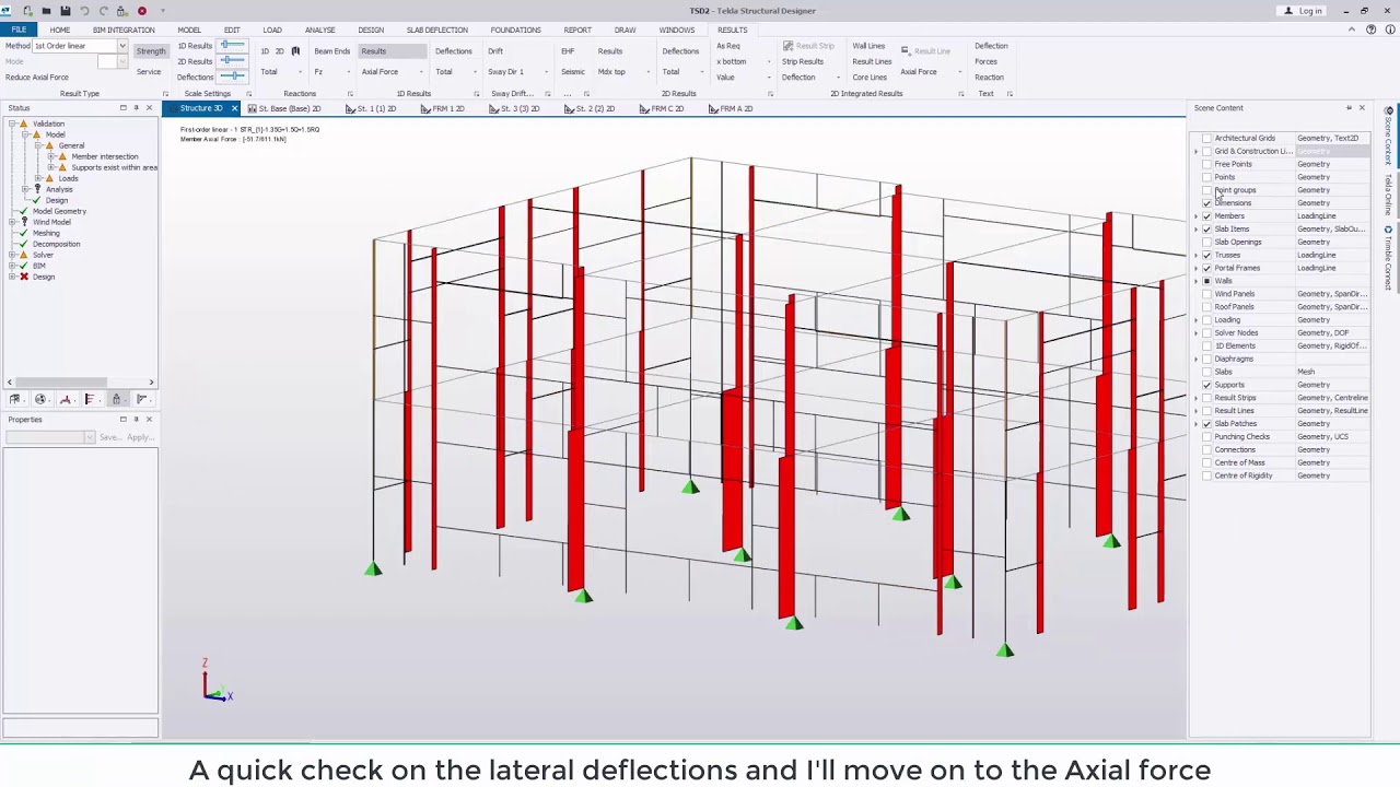 Tekla Structural Designer 2020 - Designing timber using Tekla Tedds and TSD