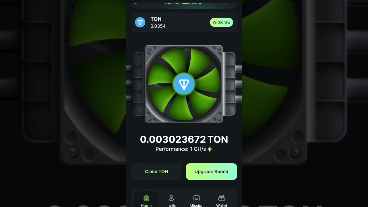ton coin mining telegram bot #telegram #cryptocurrency #toncoin