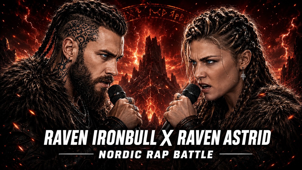 RAVEN IRONBULL ⚔️RAVEN ASTRID 🔥Epic Viking Duet | Nordic Folk Metal Epic Viking Duet Playlist