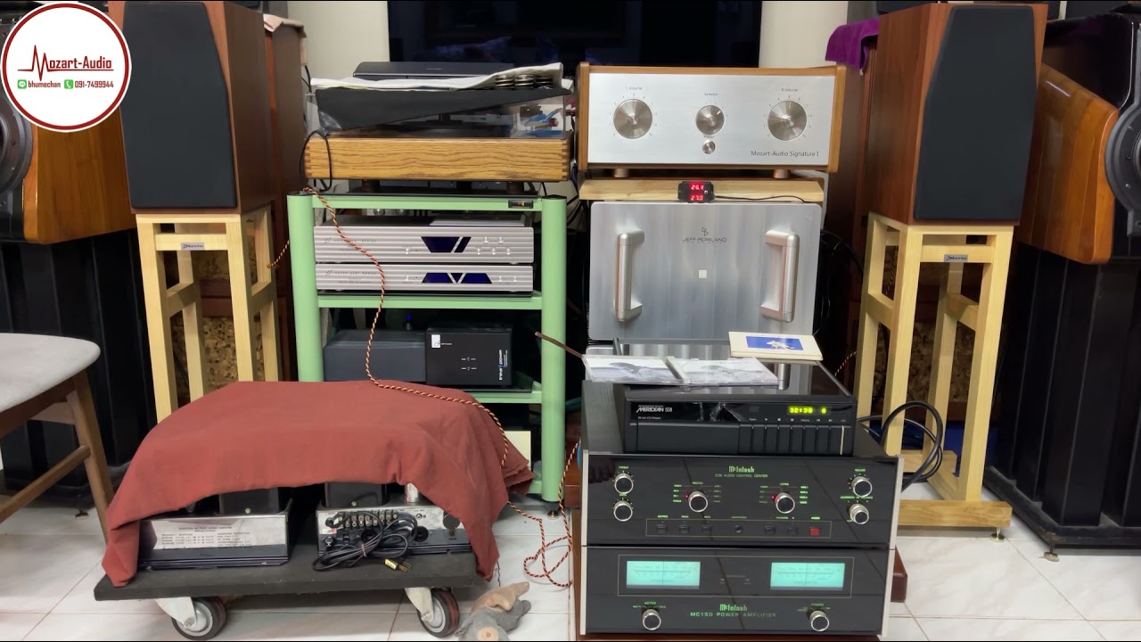 Setup Testing mcintosh mc150 c36