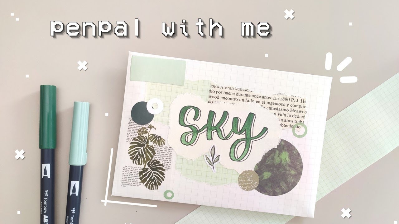 PENPAL WITH ME #26 | Green Plants Theme 🍀