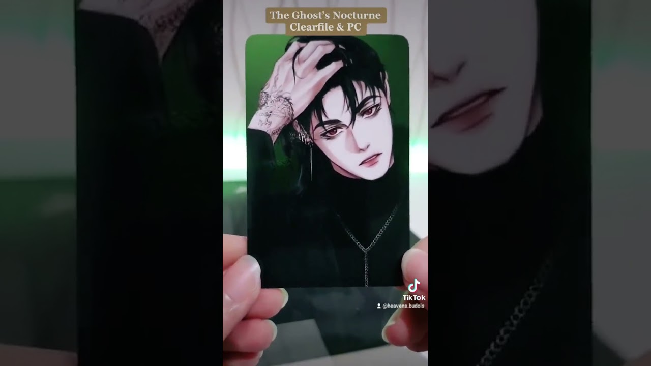 The Ghost's Nocturne Clearfile and Photocard #unboxing #manhwa #tgn #bl #merch #lezhin