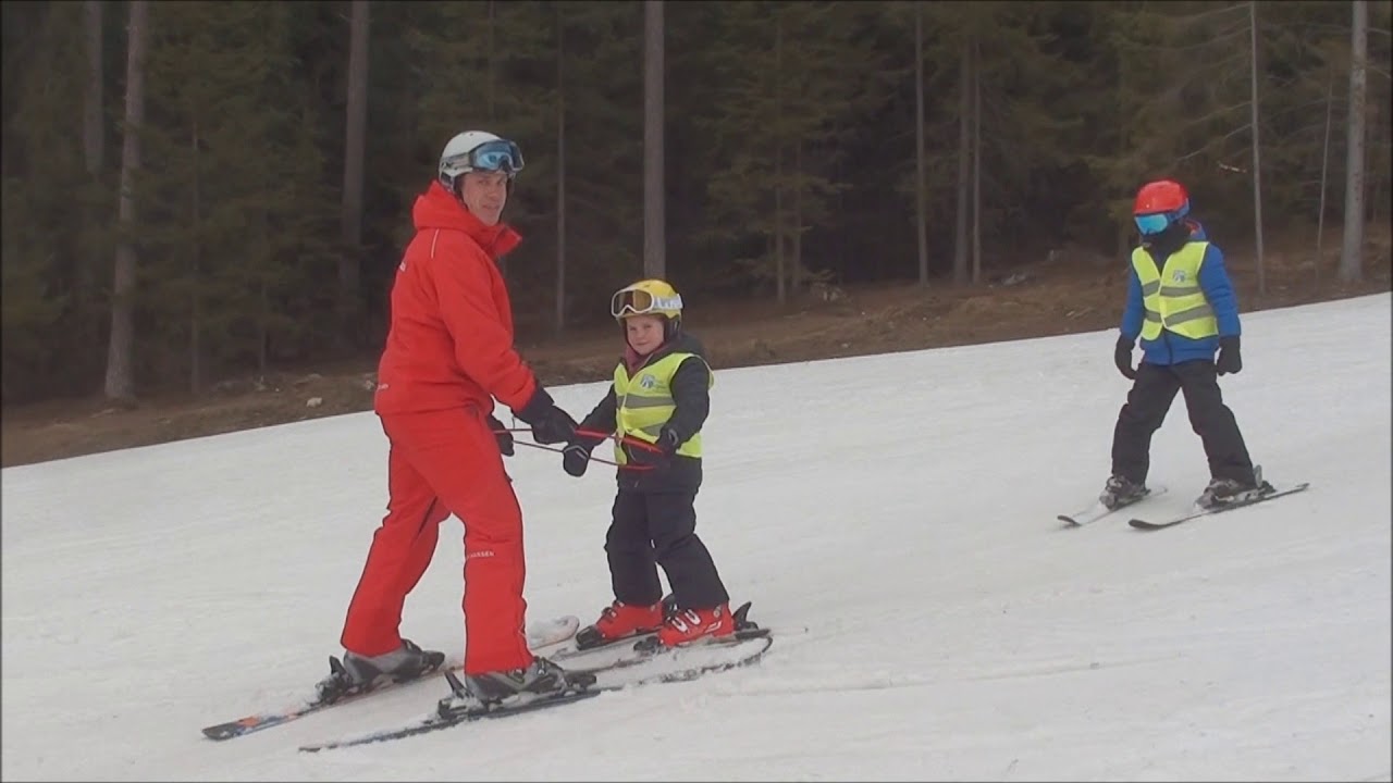 Leren skien in Lipno Tsjechië 26 februari 2016 Dag 1 Les 1