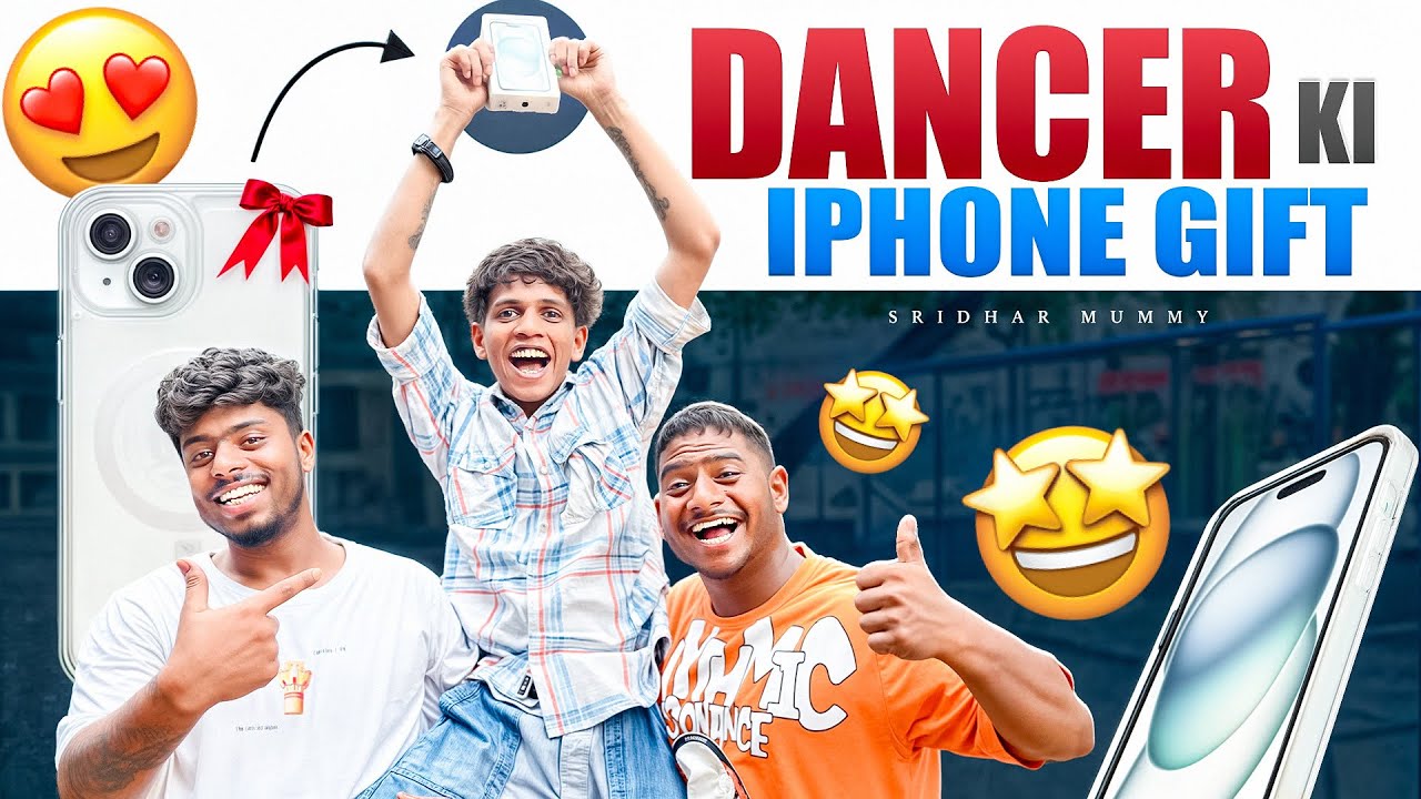 DANCER ki iPhone gift echinam full emotional Aiendu🥹🎁#sridharmummy