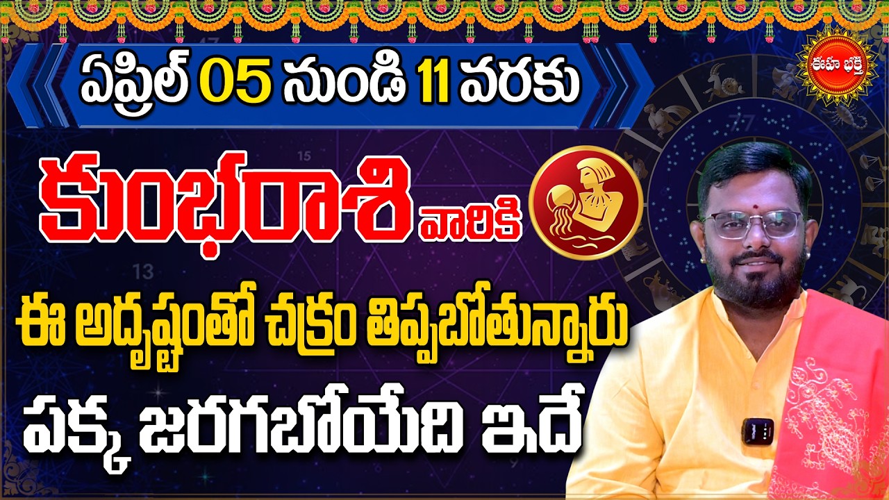 Kumbha Rashi 2026 Phalalu | Aquarius Horoscope Telugu | Nittalaphanibhaskar Rasi Phalalu | Eha