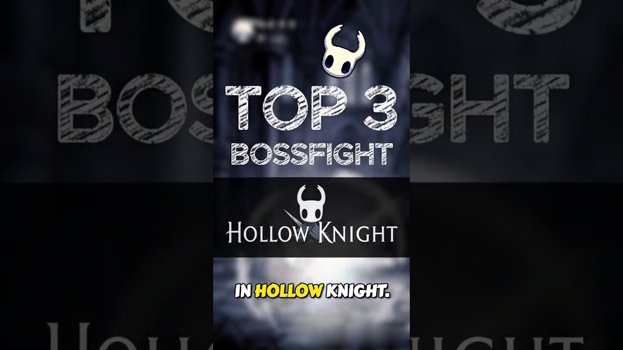 LE 3 BOSSFIGHT PIU' DIFFICILI IN HOLLOW KNIGHT #videogame #top3 #bossfight #hollowknight #schedax