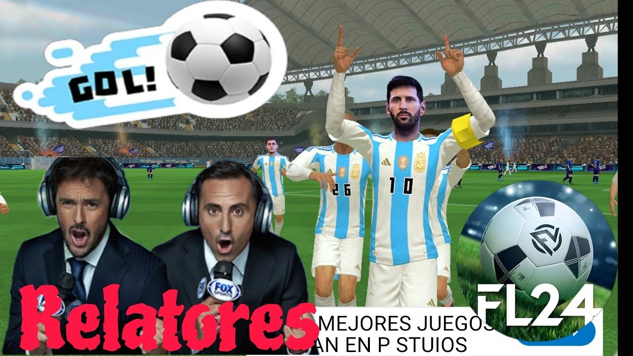 MOD con NARRADORES REALISTAS  para FOOTBALL LEAGUE