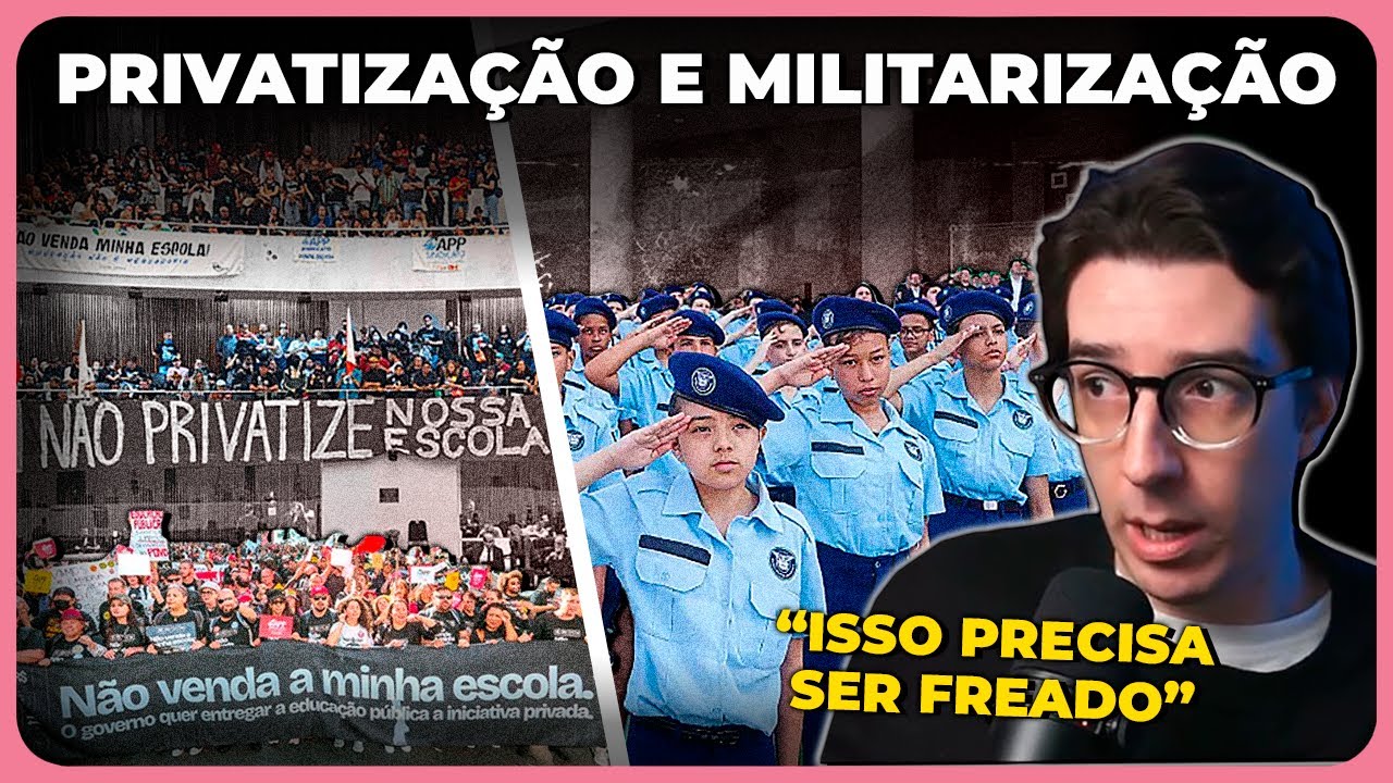 GREVE NO PARANÁ, PRIVATIZAÇÃO E MILITARIZAÇÃO DAS ESCOLAS | Cortes do Ian Neves