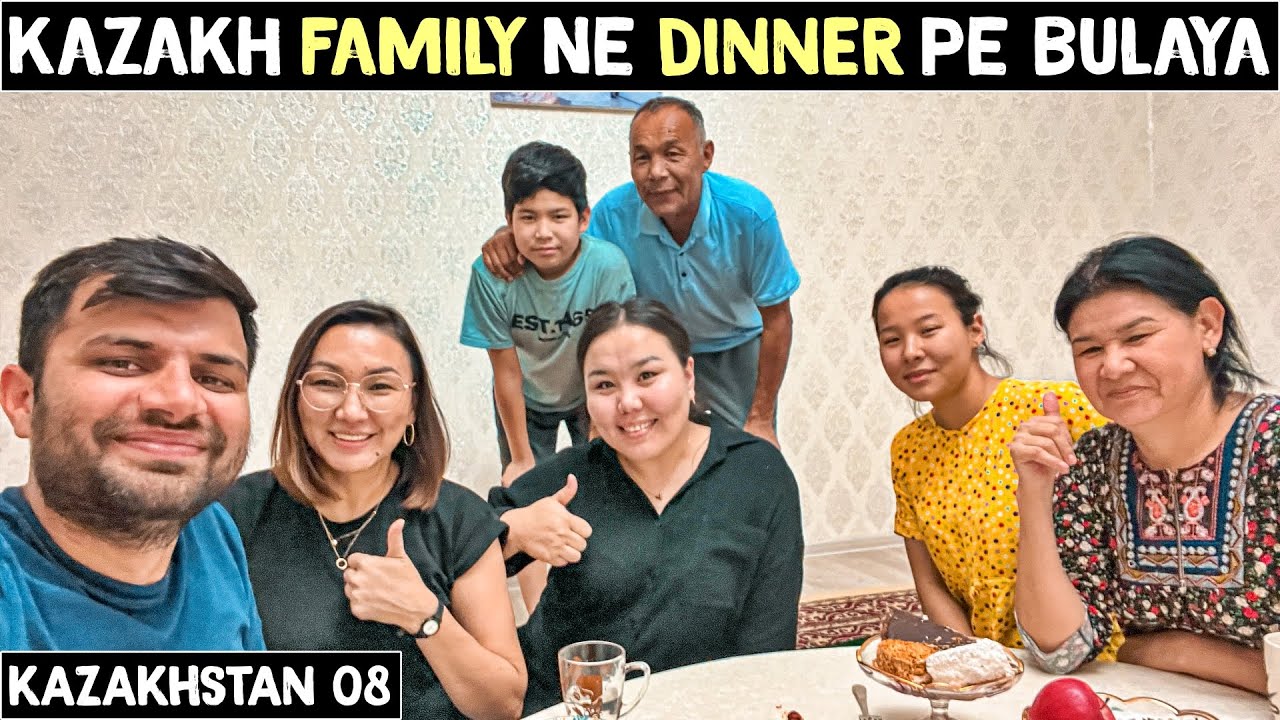 KAZAKH FAMILY INVITED ME FOR DINNER