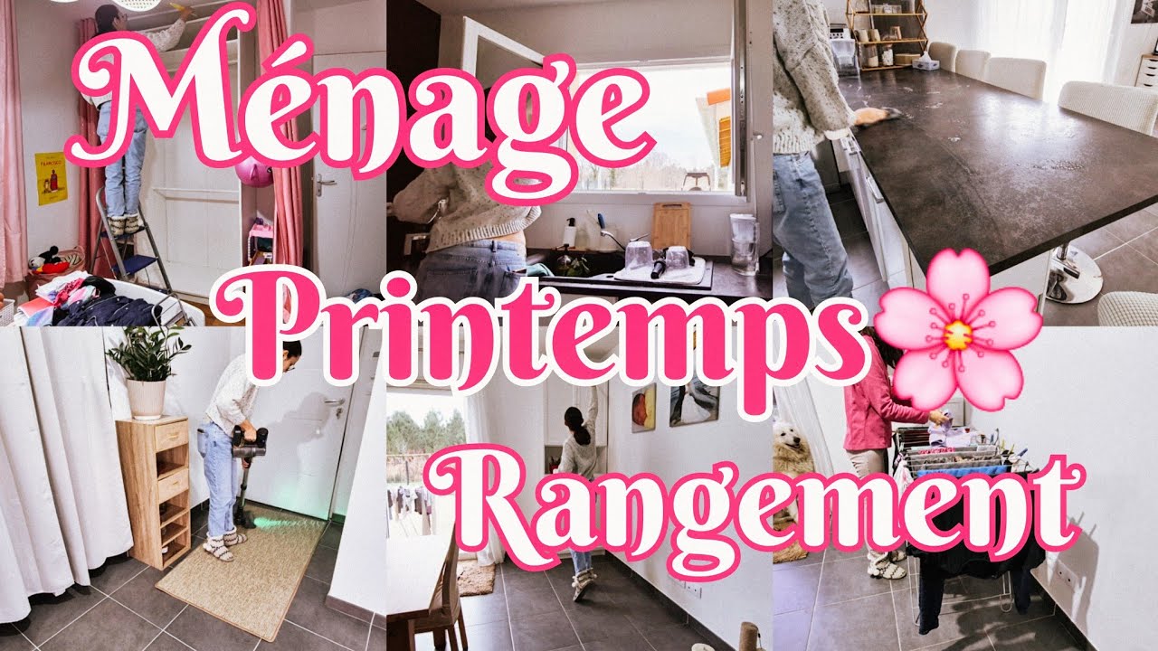 Gros M&Eacute;NAGE &agrave; fond! Rangement de printemps ✨️🧼🏠🌸