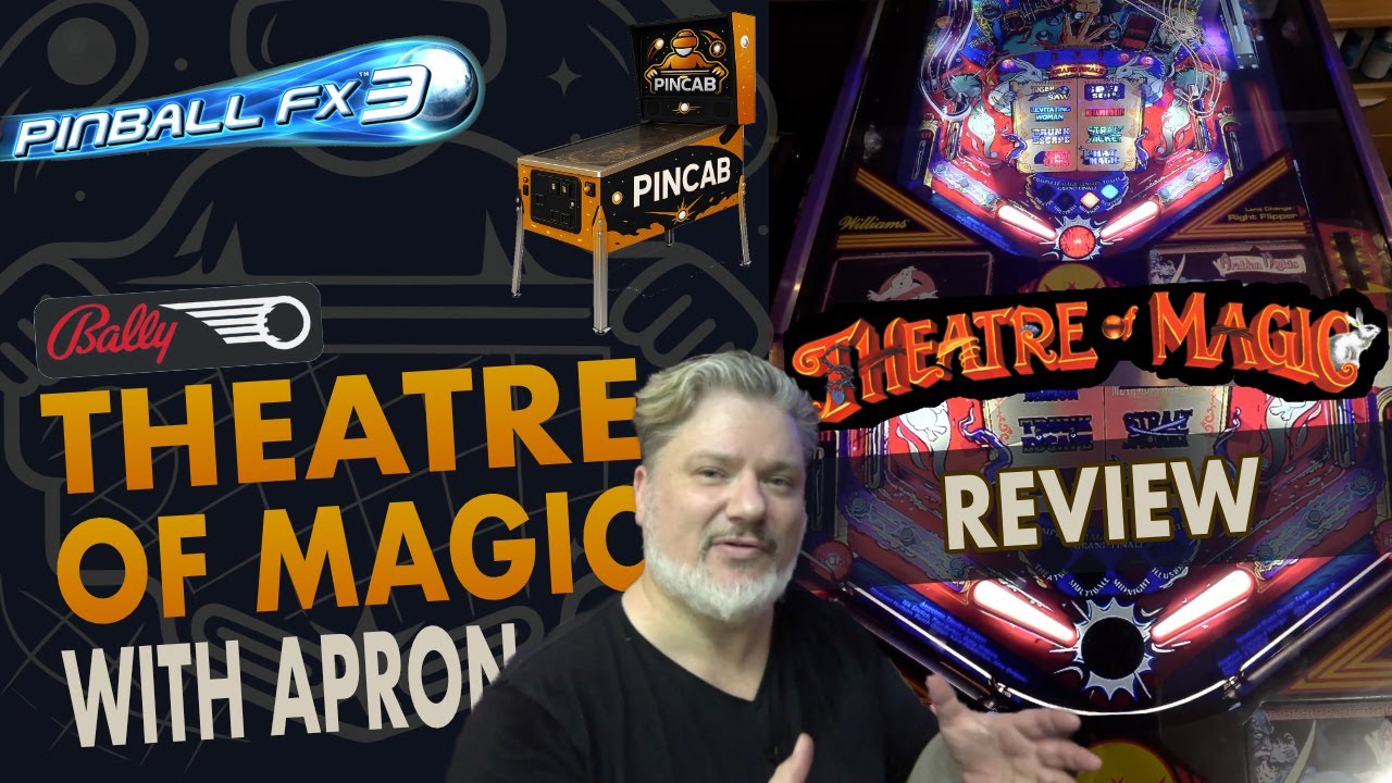 Bally Theatre of Magic with Apron on Pinballfx3 Pincab #vpx #pinballfx #pinball